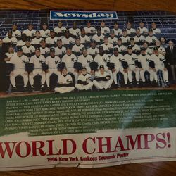 Yankee World Champs Poster Photo