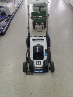 Battery operated lawn mower