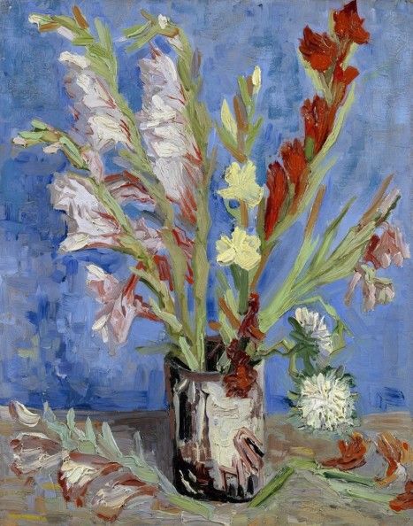 Gladiolus In Vase - Van Gogh - Canvas Wall Art (NEW)