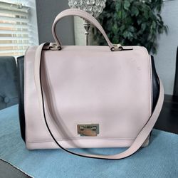 Kate Spade Magnolia Park Large Laurel Satchel in Soft Rosetta and Black.