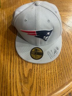 Autographed patriots cap