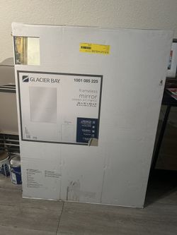 Glacier Bay Frameless Mirror