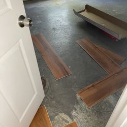 Water-resistant LVP, wood, carpet, and laminate.