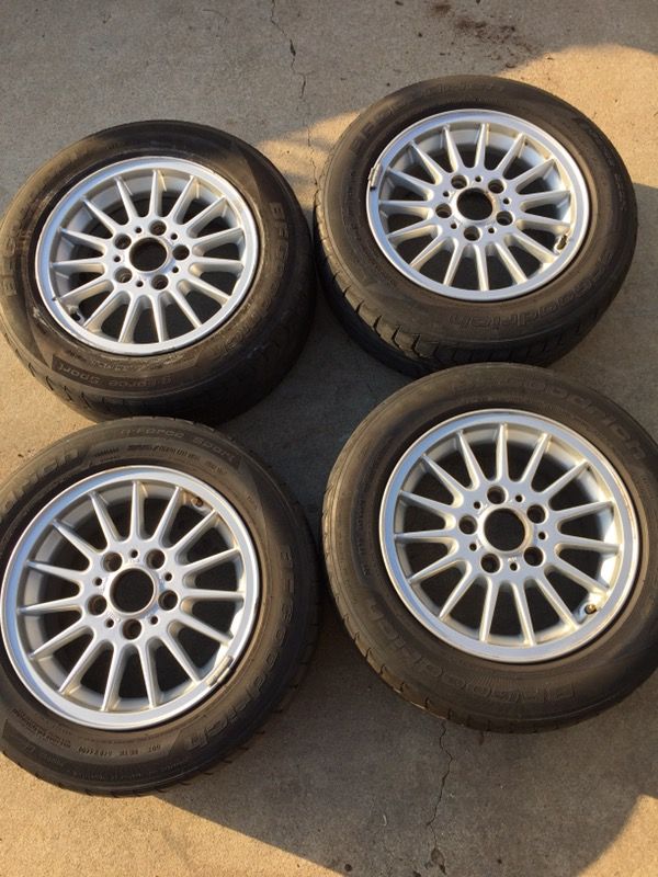Bmw style 32 15" wheels 15 spoke e36