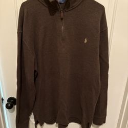 Polo Half-zip Sweater - Large Tall