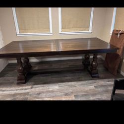 All Wood Kitchen table Like New 