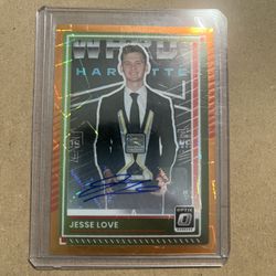 Jesse Love Orange Optic NASCAR Auto