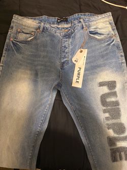 Purple jeans