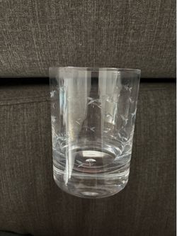 Pottery Barn 7 Piece Glass Set Classic Etched Fish