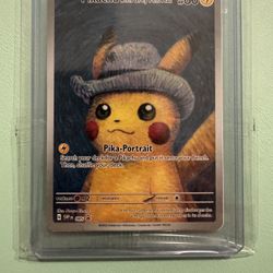 Pikachu with Grey Felt Hat Pokemon Van Gogh SVP EN-SV 085