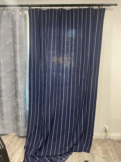 Brand New Two Blue Window Panels/curtains