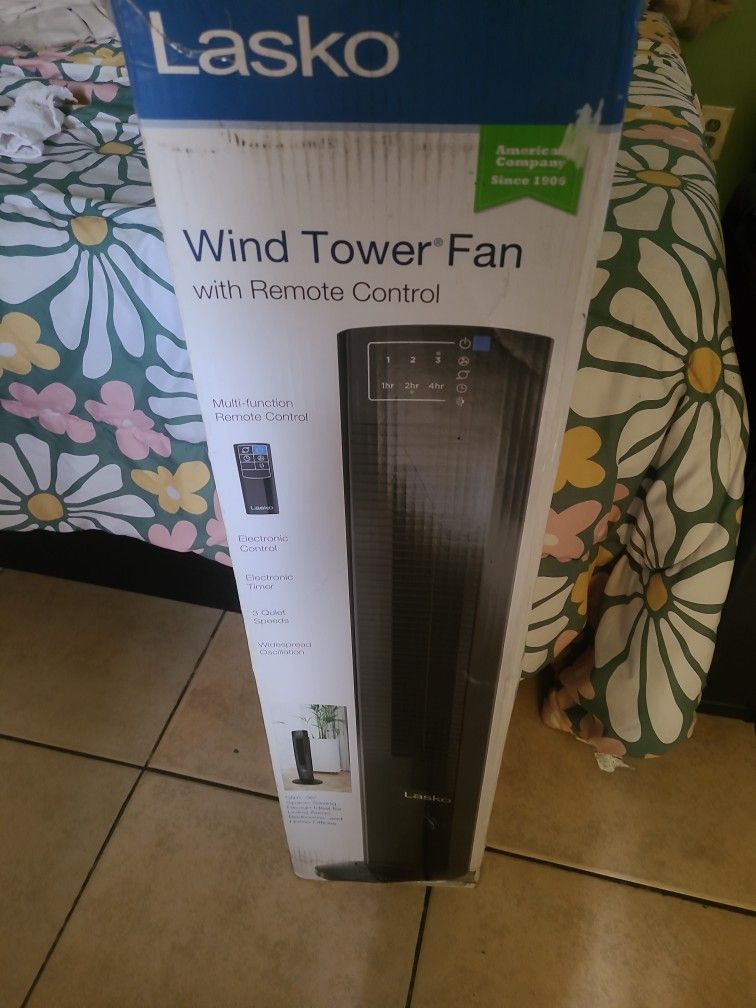 Lasko Wind Tower Fan With Remote Control