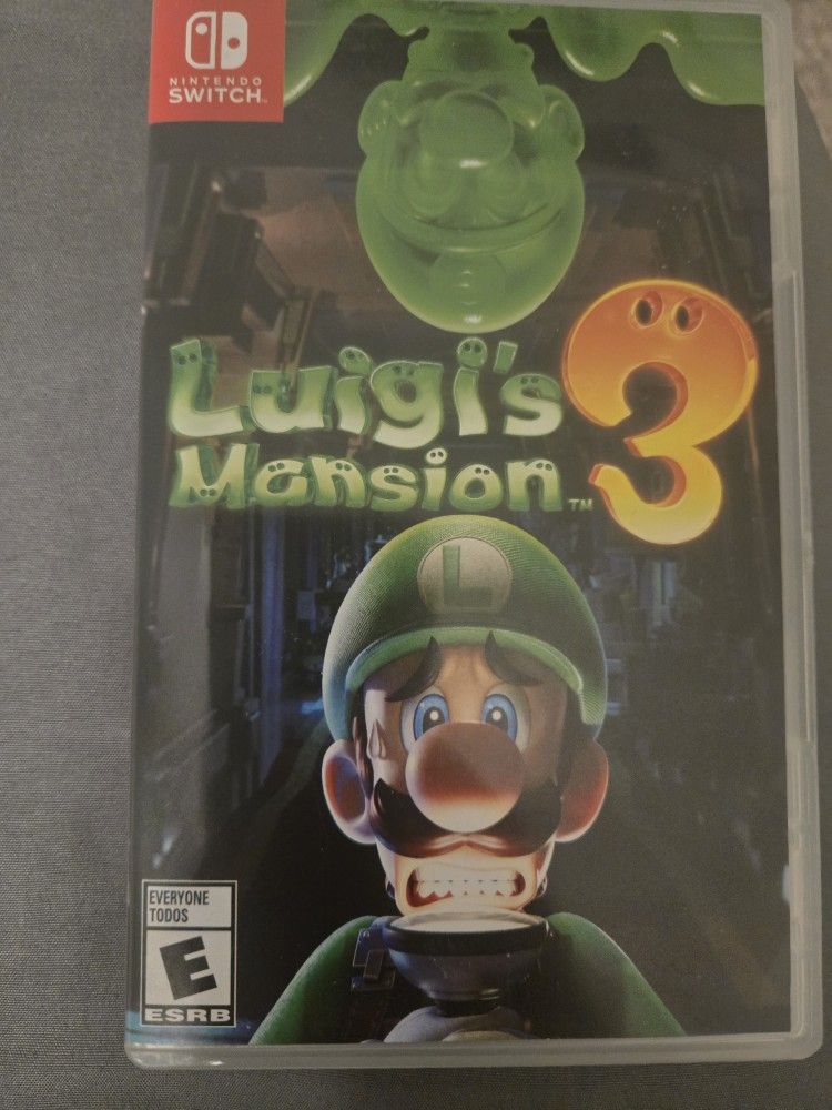 Switch games Luigis mansion 3