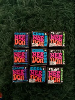 Bundle of 9 Mini Needos (Groovy Jewel, Cool Cube, Twirl Groovy Glob