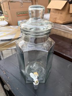 Vintage Italian SVE “A” 2.5-Gallon Hexagon Beverage Dispenser