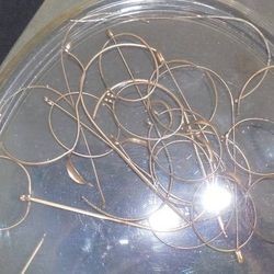 mixed wire eyeglass rims no lens $10 everson

