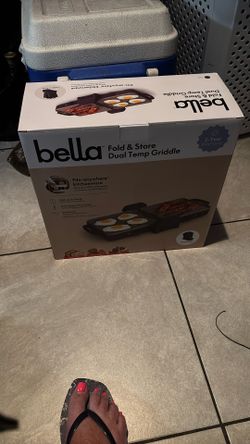 Bella Fold And Store Duel Temp Griddle
