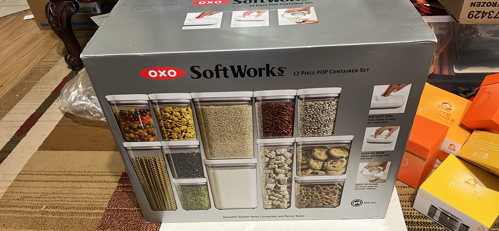 OXO Softworks 12 Piece Pop Container Set 