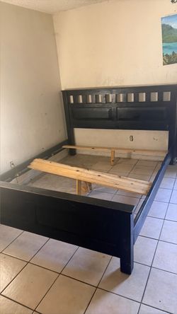 King size bed frame