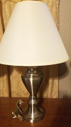 Table lamps -silver