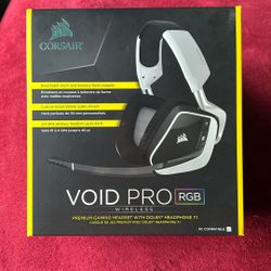 Corsair Void Pro rgb wireless premium gaming headset