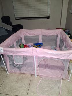 pink playpen