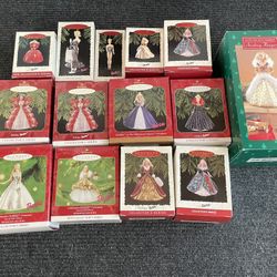 Barbie Christmas Ornaments Lot (14)