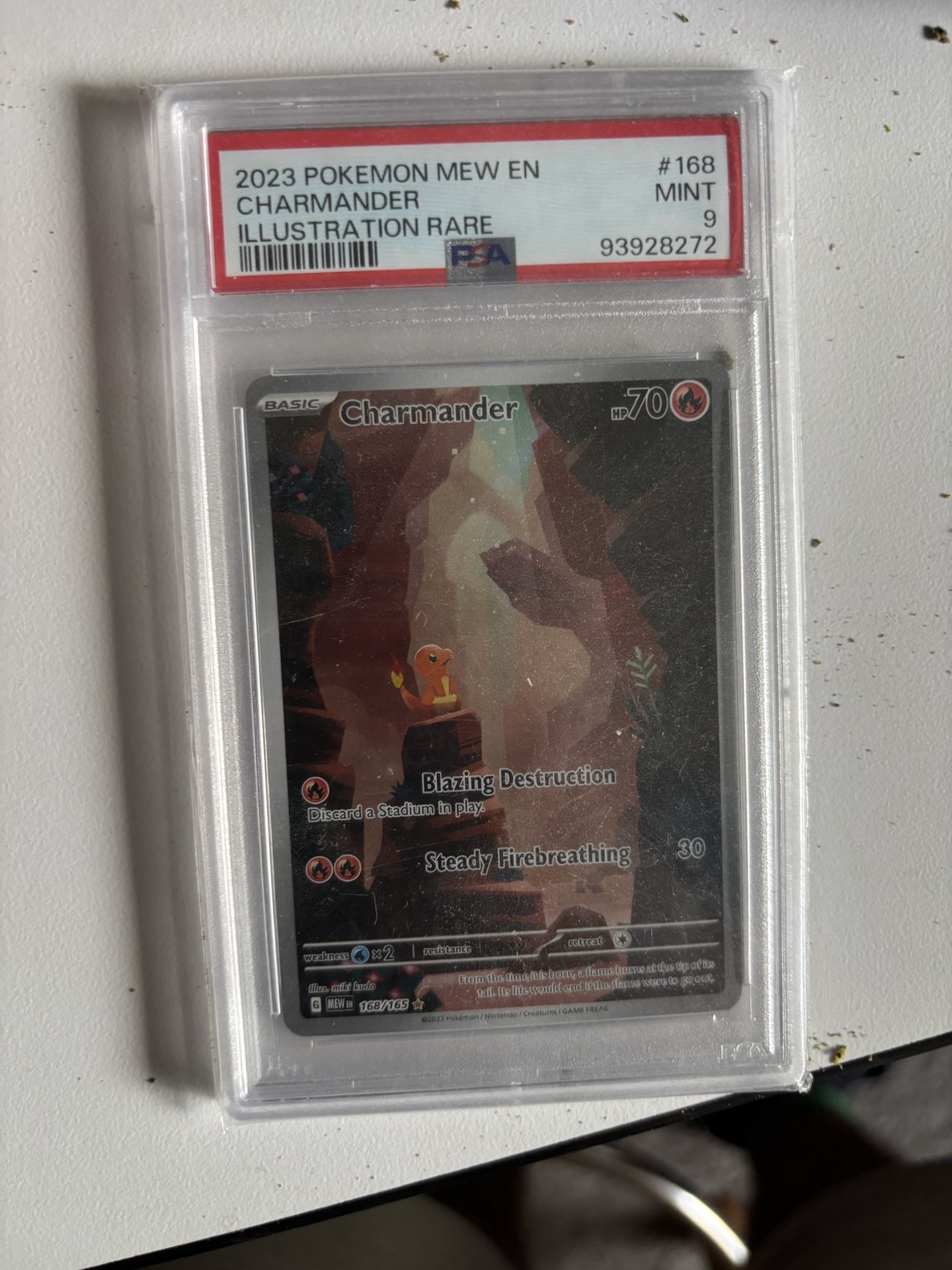 2023 POKEMON MEW EN CHARMANDER ILLUSTRATION RARE