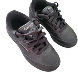 Reebok Black Club C Sneakers Youth Size 12