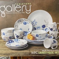 Tabletops Gallery 16 Piece Dinnerware Set