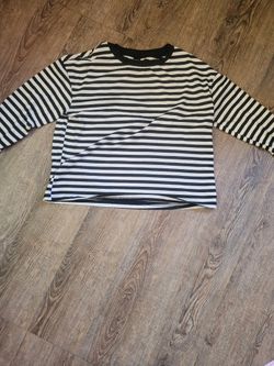 Black And White Stripped Shirt