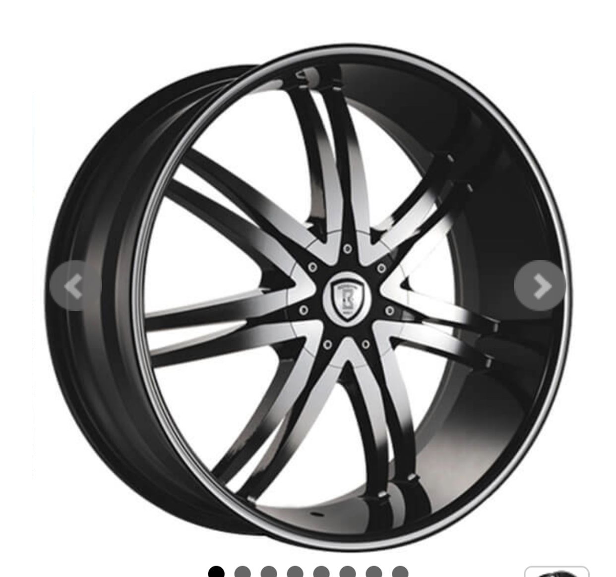 22 inch universal rims deep dish
