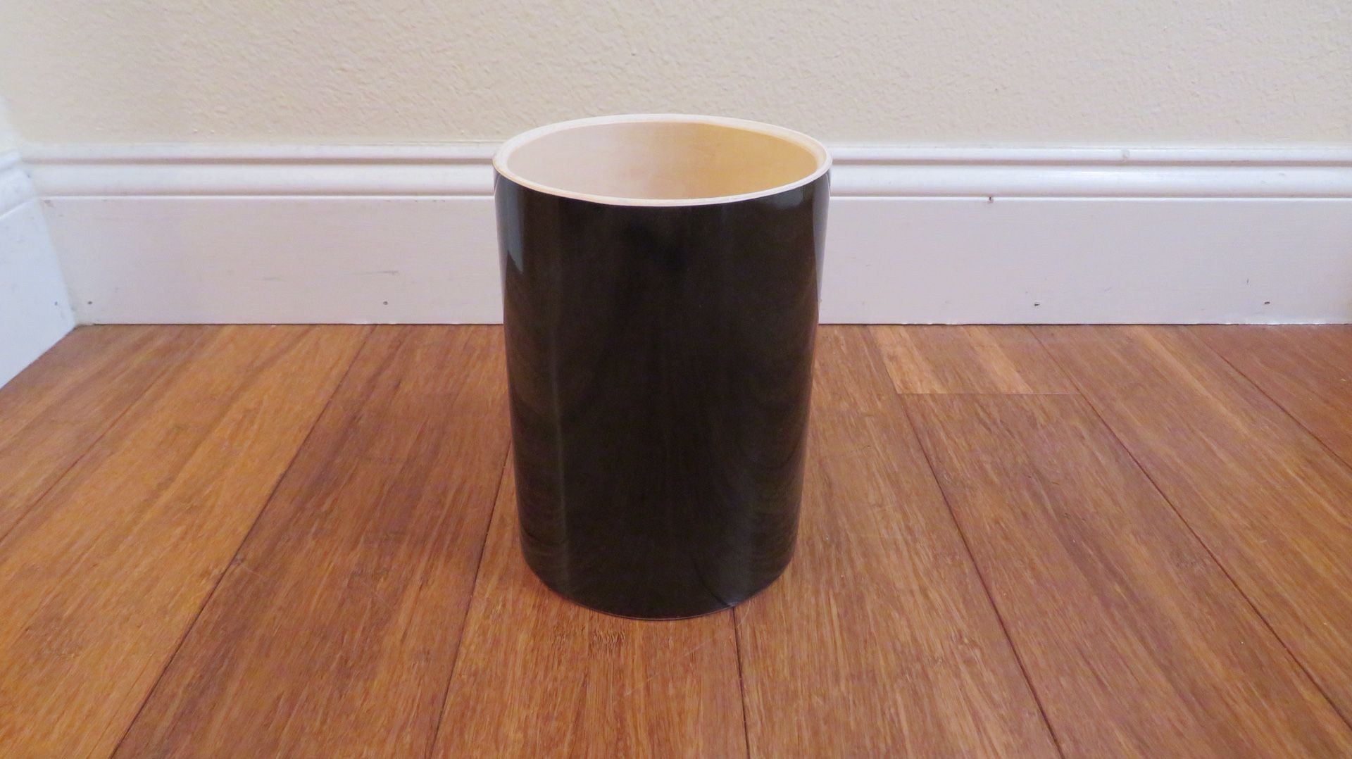 6” Gloss Black Finish Wood Drum Shell - Good Condition.