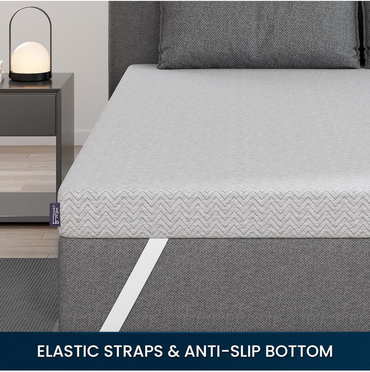 BedStory Firm Mattress Topper 3 Inch King Size - Extra Firm Memory