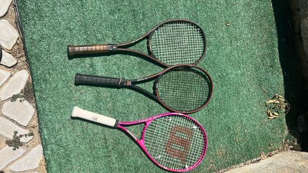 3 Tennis rackets