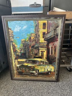 Acrylic painting of Cuba by Cuban painter