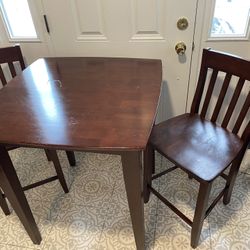 3pc Pub Dining Set table and two chairs