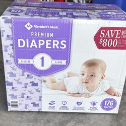 Sams Club Diapers Size 1 