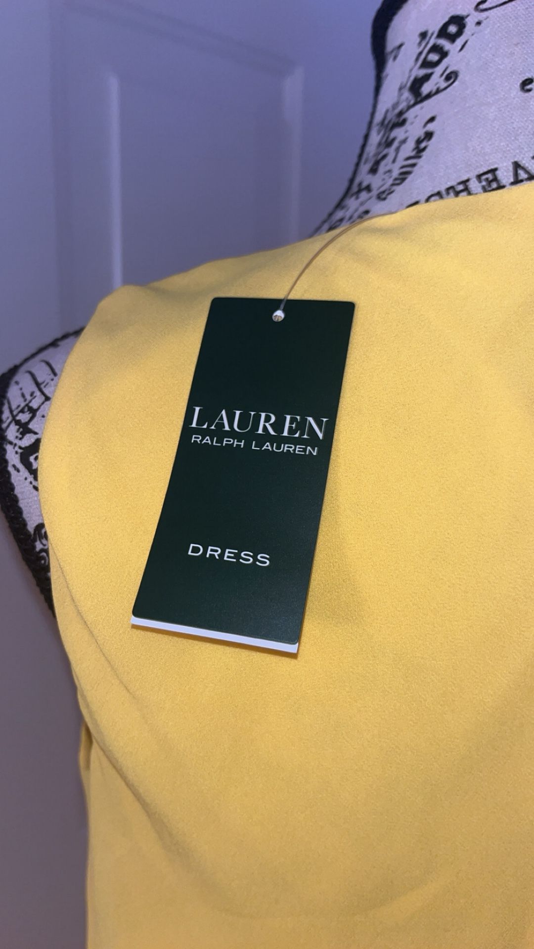 Brand New Ralph Lauren Yellow Dress