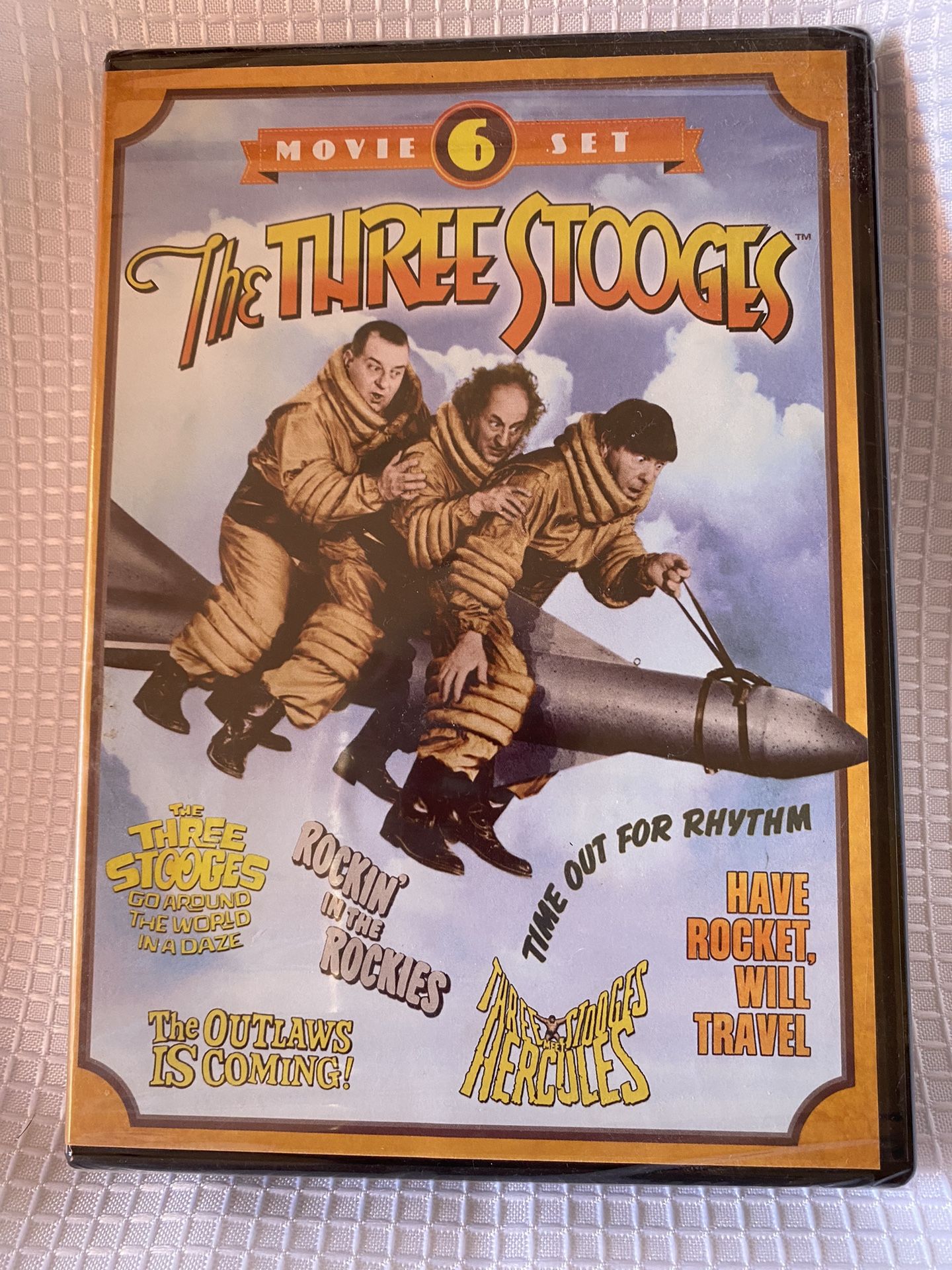 Three Stooges 6 Movie Set 2 DVD Factory Sealed