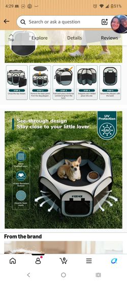 Little dog or cat play pen
