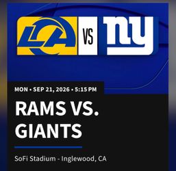 Giants vs. Rams