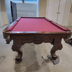 Pool table 8' American Heritage