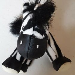 Plush Precious Moments Tender Tails Zebra 