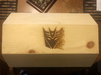 Handmade wood treasure chest