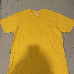 Supreme blank Tee Mustard 