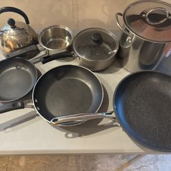 Pots, Pans And A Teapot 