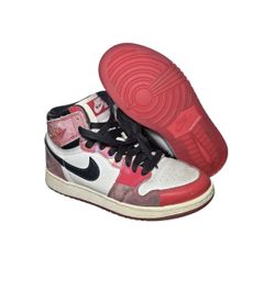 Nike Air Jordan 1 Retro Across The Spider-Verse Size 4Y DV1753-601 Spider Man