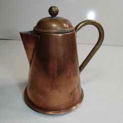 Vintage Copper Coffee Pot 