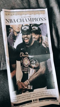 Lakers newspaper